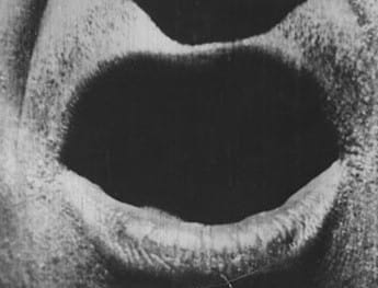 Film still from James Williamson, The Big Swallow, 1901, 1 min 8 sec. Courtesy of the BFI, London.